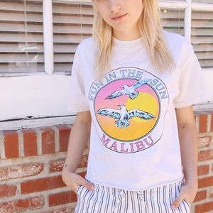 Brandy Melville Fun in the Sun Tee Shirt